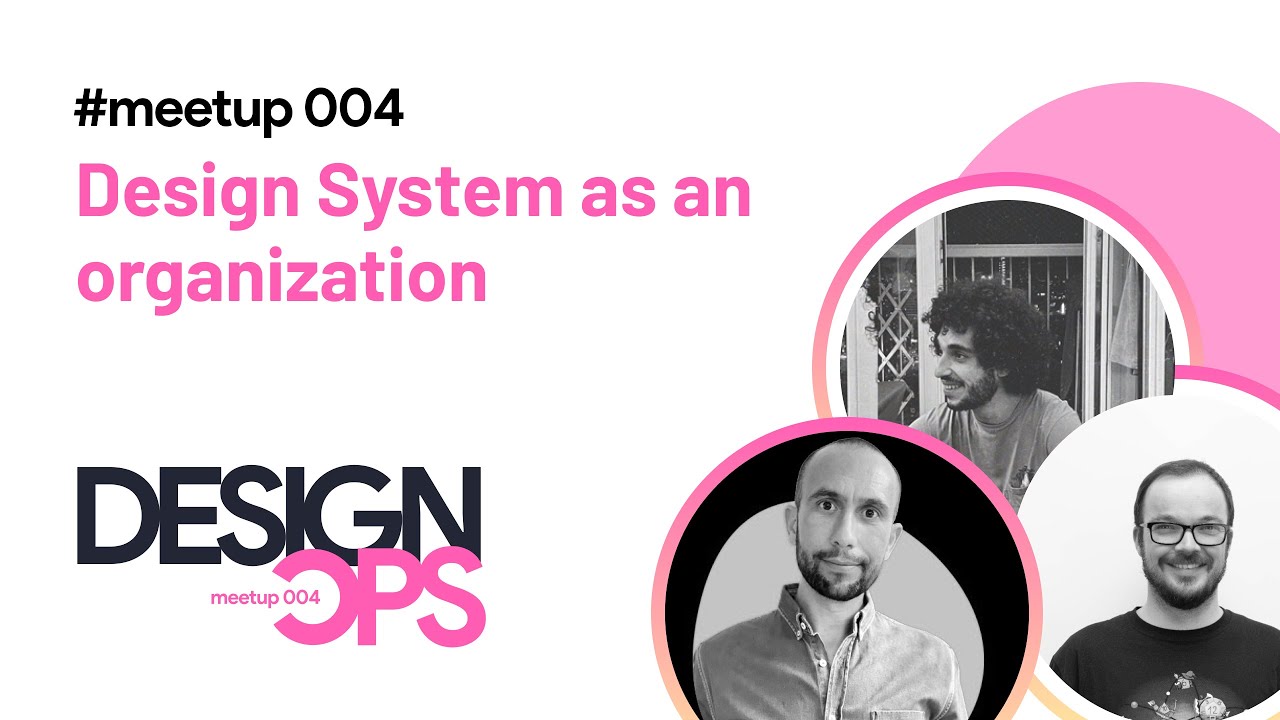 Cover of my talk about design systems